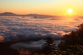 屈斜路湖の雲海